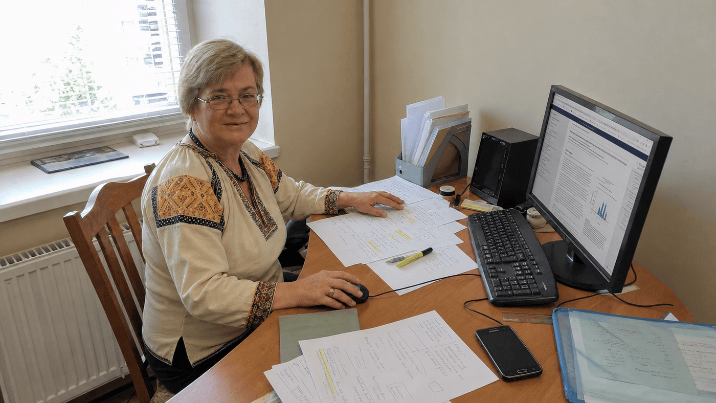 Woman researching persistent hypothyroid symptoms, thyroid fatigue and brain fog