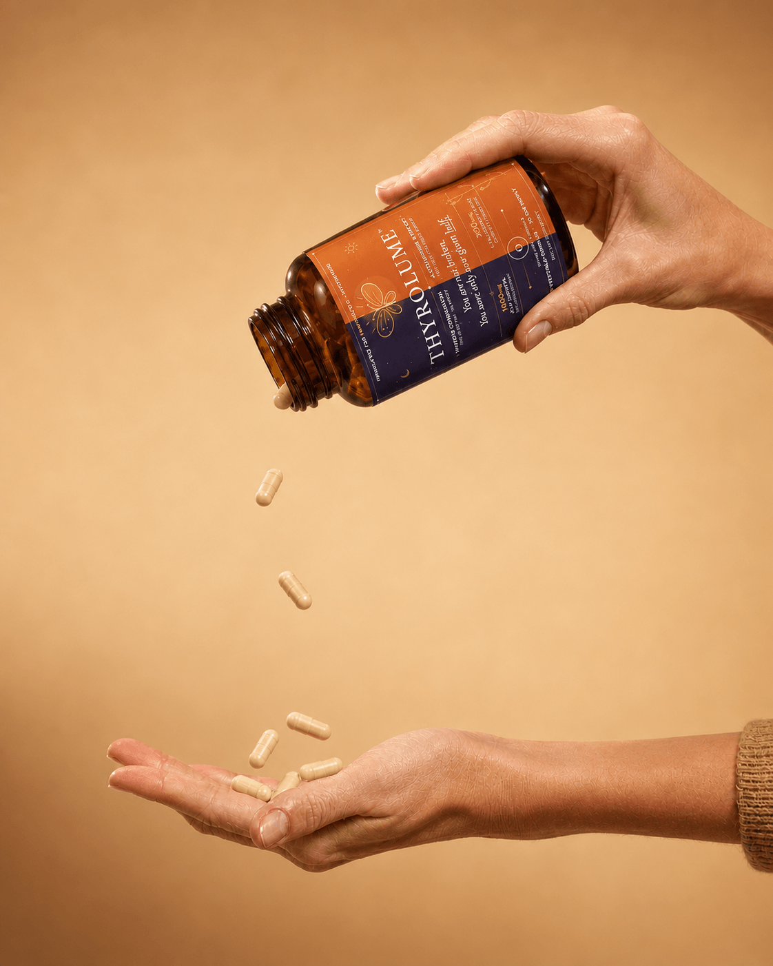 Thyrolume capsules and bottle
